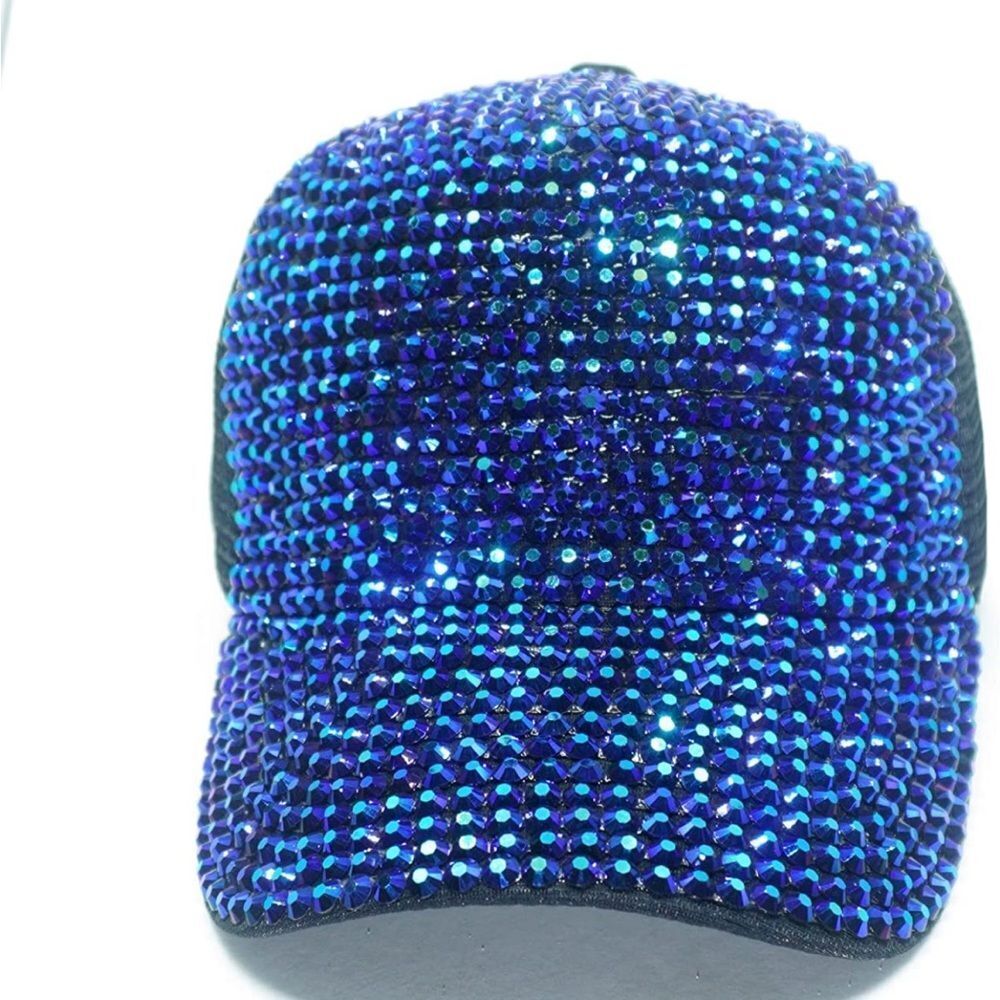 Baseball Cap With Diamond Design - image 3